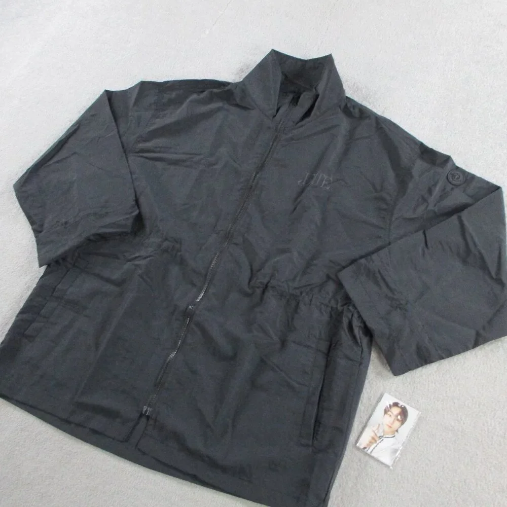 ENHYPEN World Tour Fate Windbreaker Adult F Black Jacket Pullover Lightweight - Picture 2 of 13